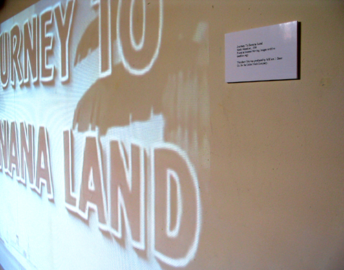 Installation view (film projection)